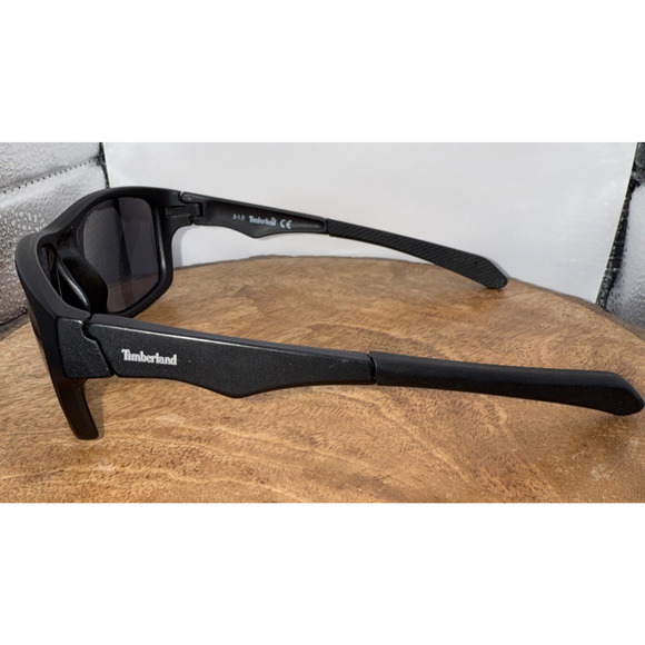 Timberland TB7122 Men's Black Rectangle Sunglasses Designer Sports - Picture 4 of 9